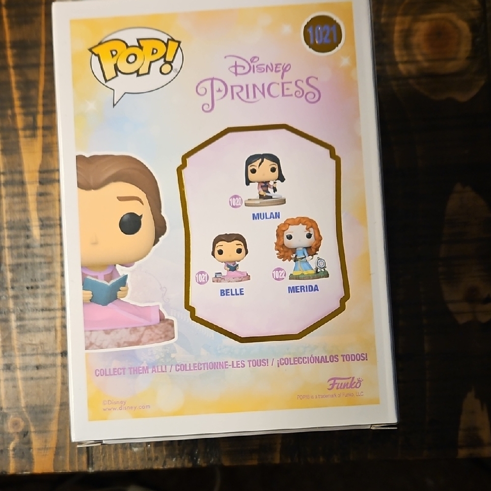 #1021 Disney Princess Belle Funko Pop - Picture 3 of 4